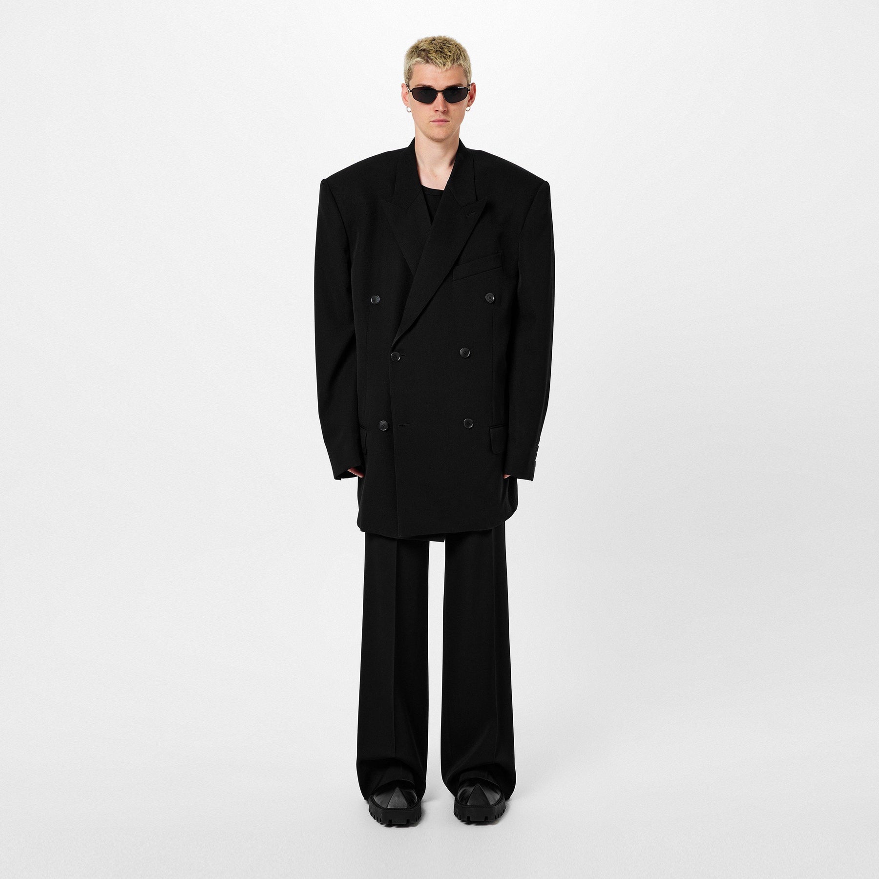 Regular Fit Wool Trousers