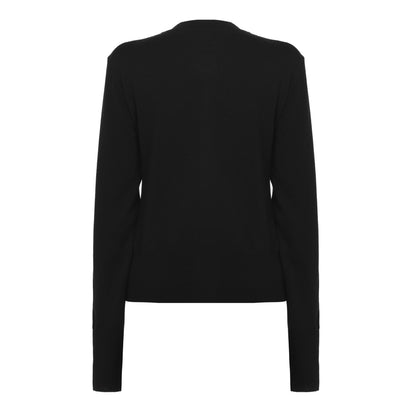 Plain Wool Knit Cardigan