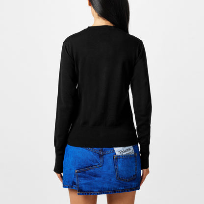 Plain Wool Knit Cardigan
