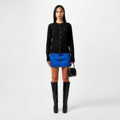 Plain Wool Knit Cardigan