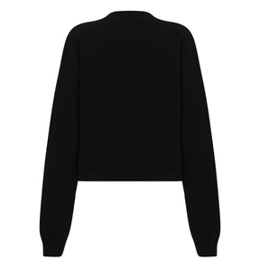 Women's Stamp Crew Sweatshirt, OFF Stamp Printed