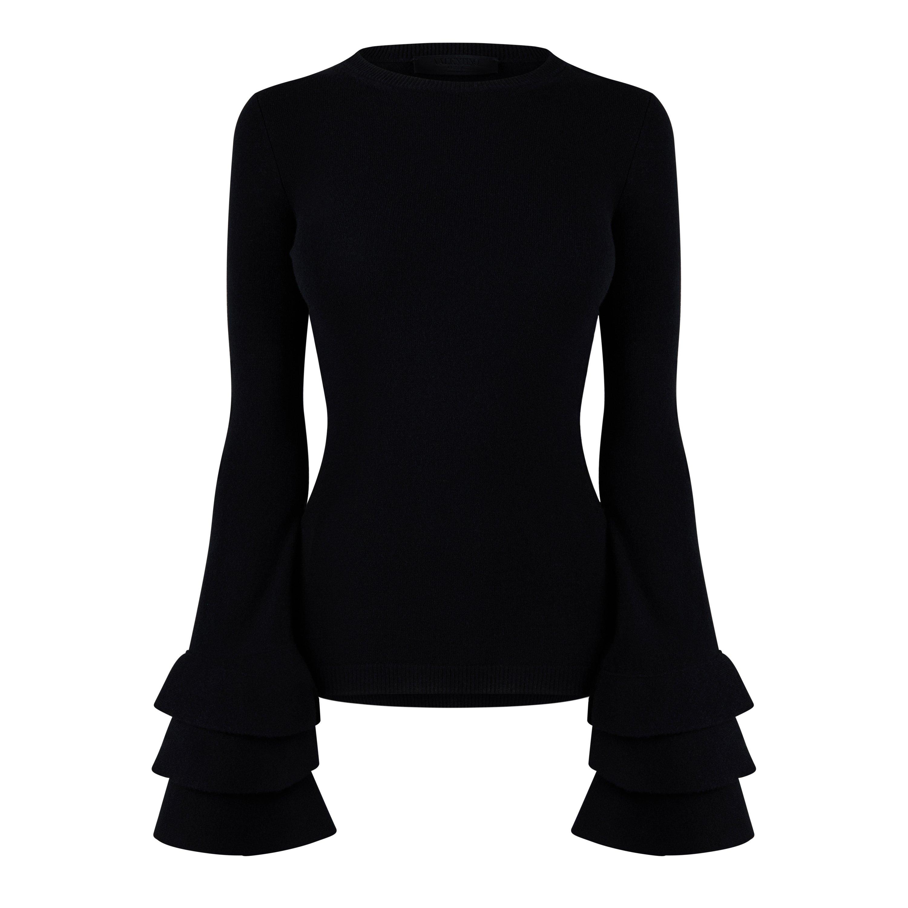 Maglia Ruffled-Curls Knit