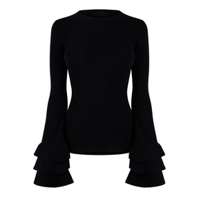 Maglia Ruffled-Curls Knit