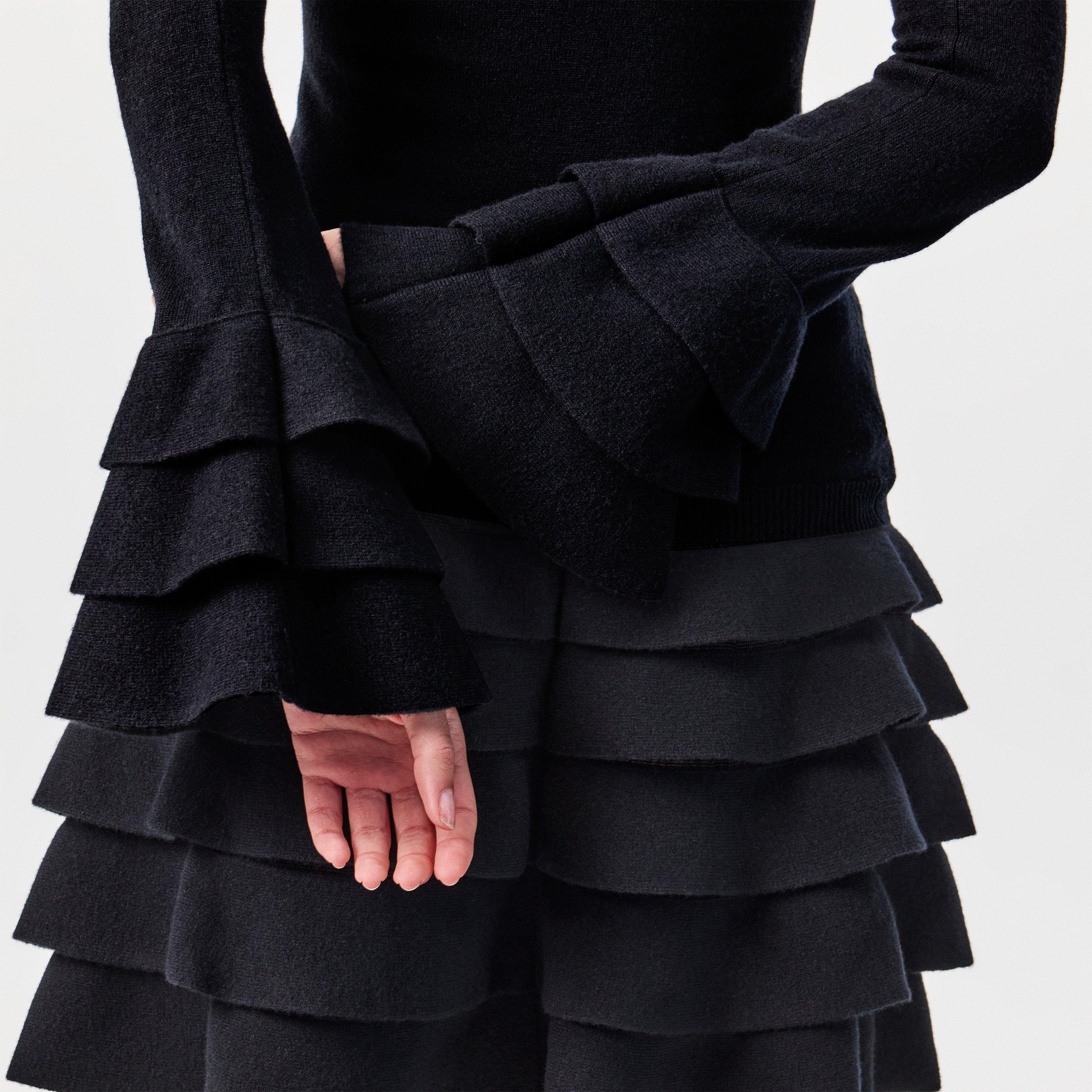 Maglia Ruffled-Curls Knit