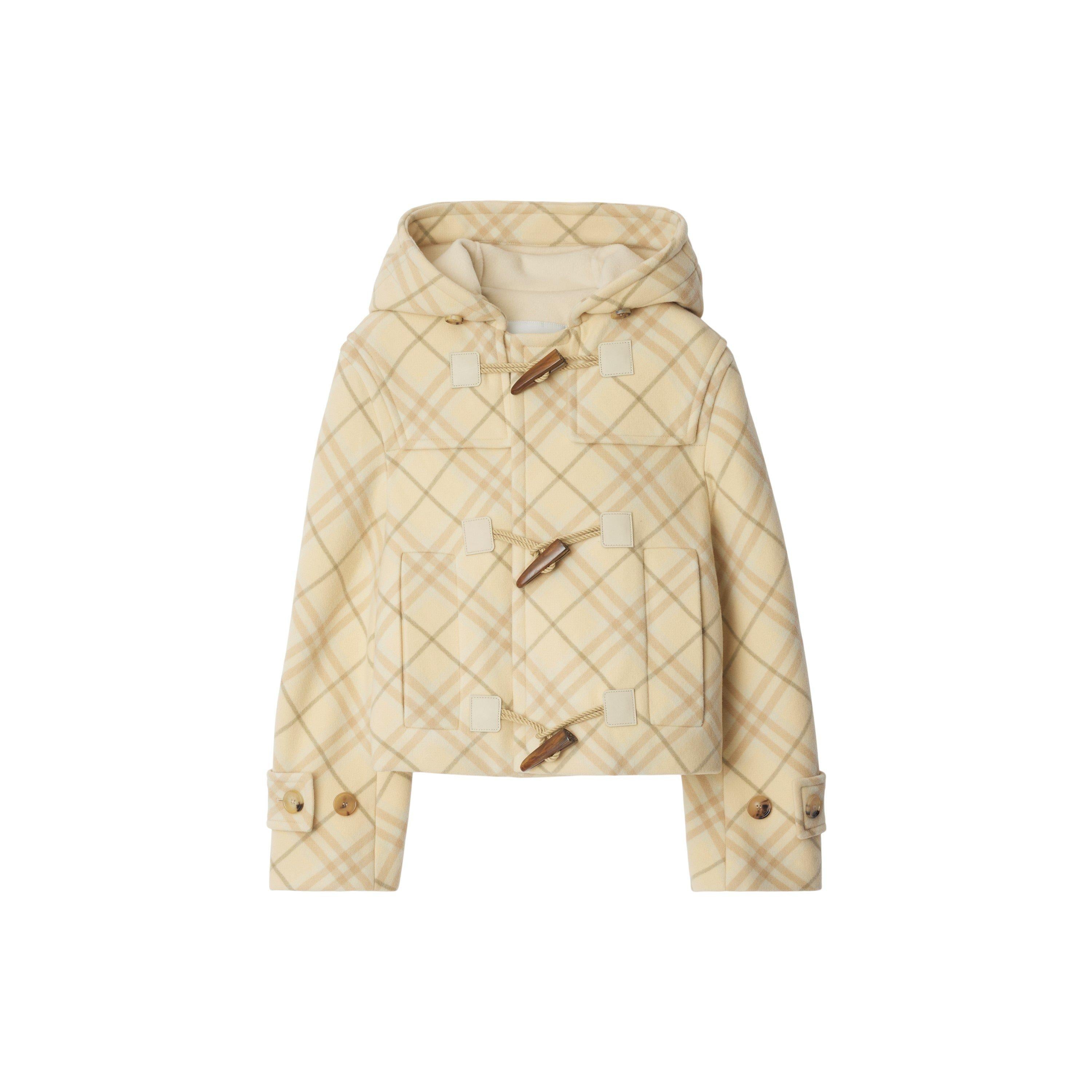 Women's Check Duffle Coat