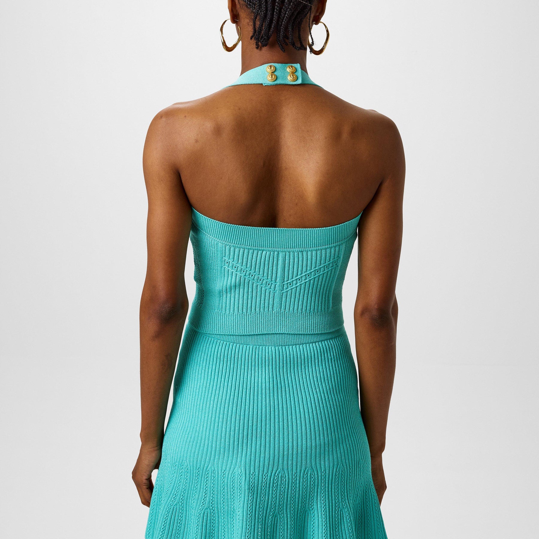 Halterneck Knitted Top