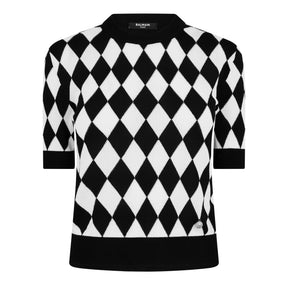 Diamond Knitted Top