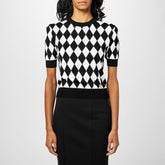 Diamond Knitted Top