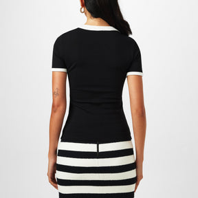 Button Detail T-Shirt