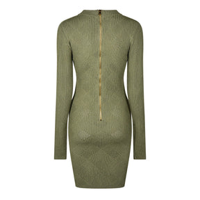 Gingham Button Dress