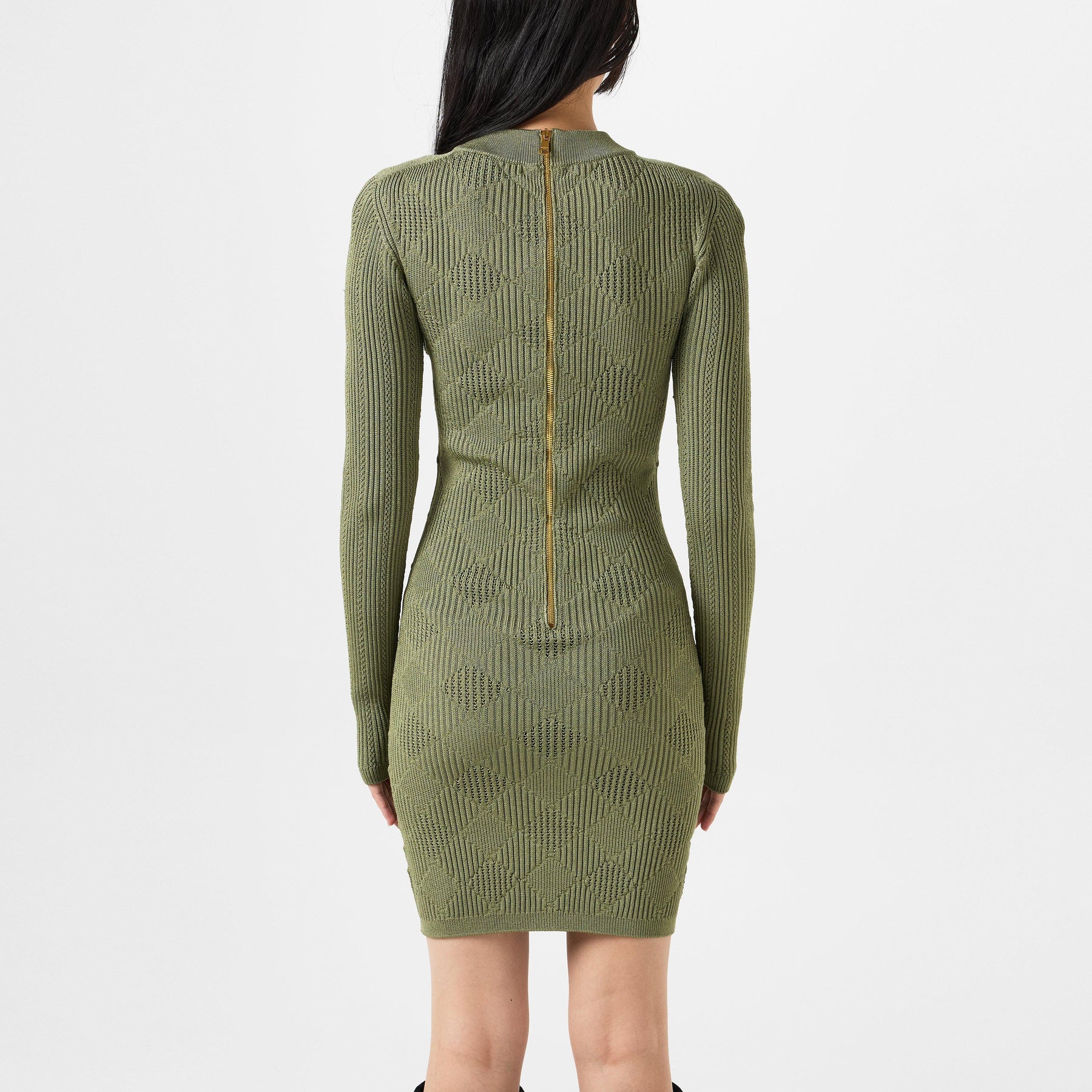 Gingham Button Dress