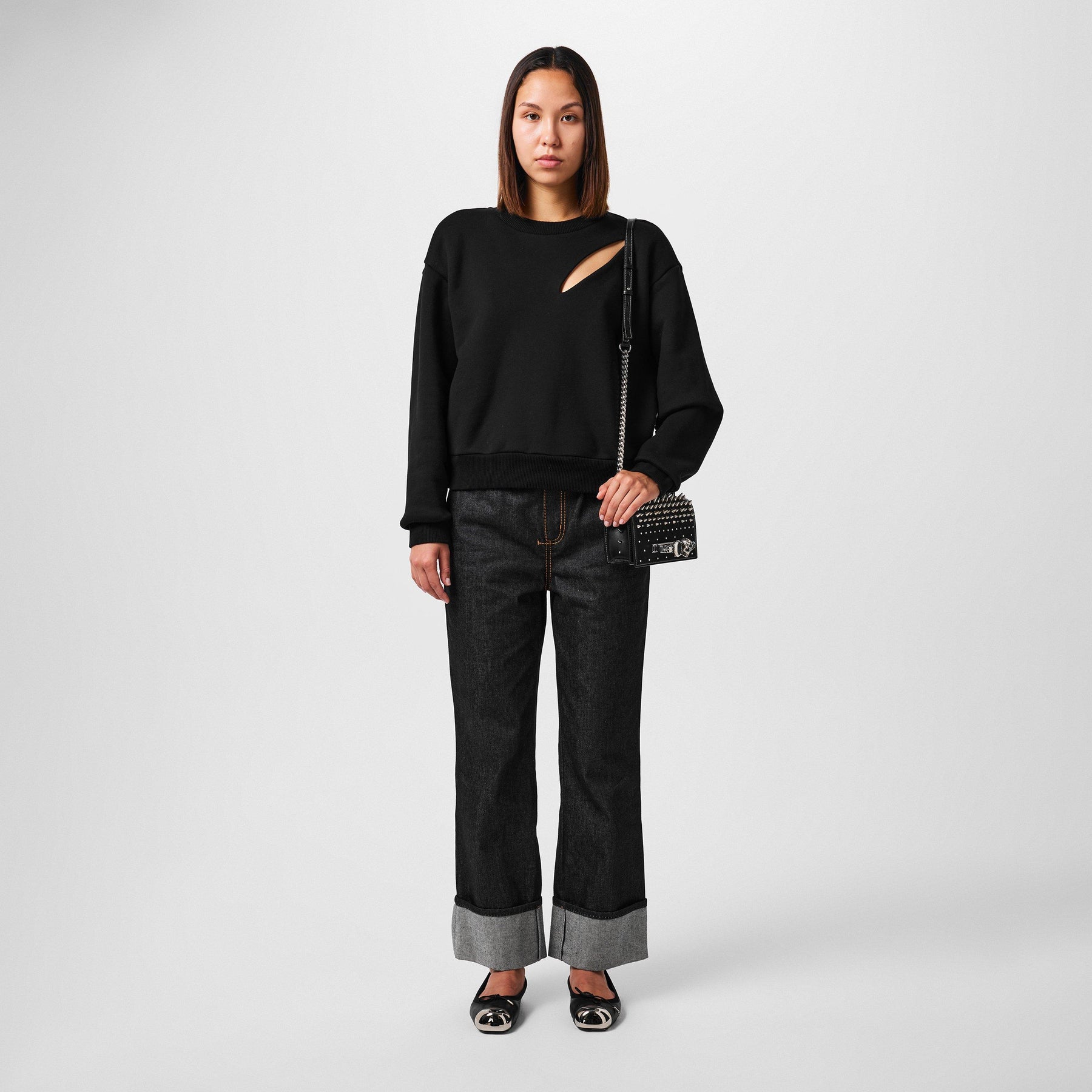Slashed Sweatshirt