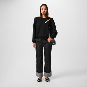 Slashed Sweatshirt