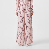 Floral Print Wide Leg Trousers