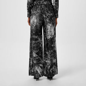 Smashed Screen Silk Trousers