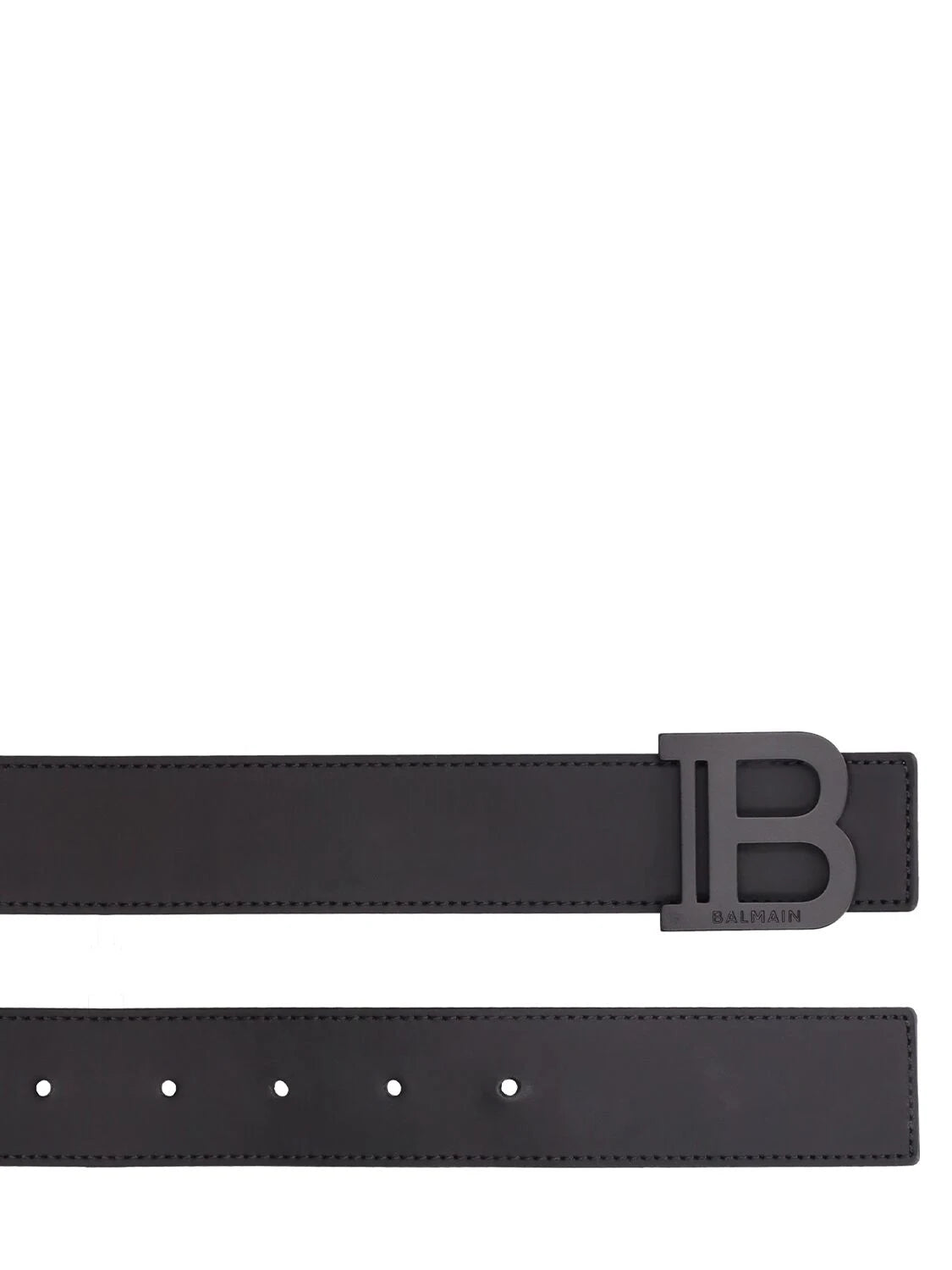 Balmain Balmain 3.5cm Leather belt - Belts | Shop From The Mirage