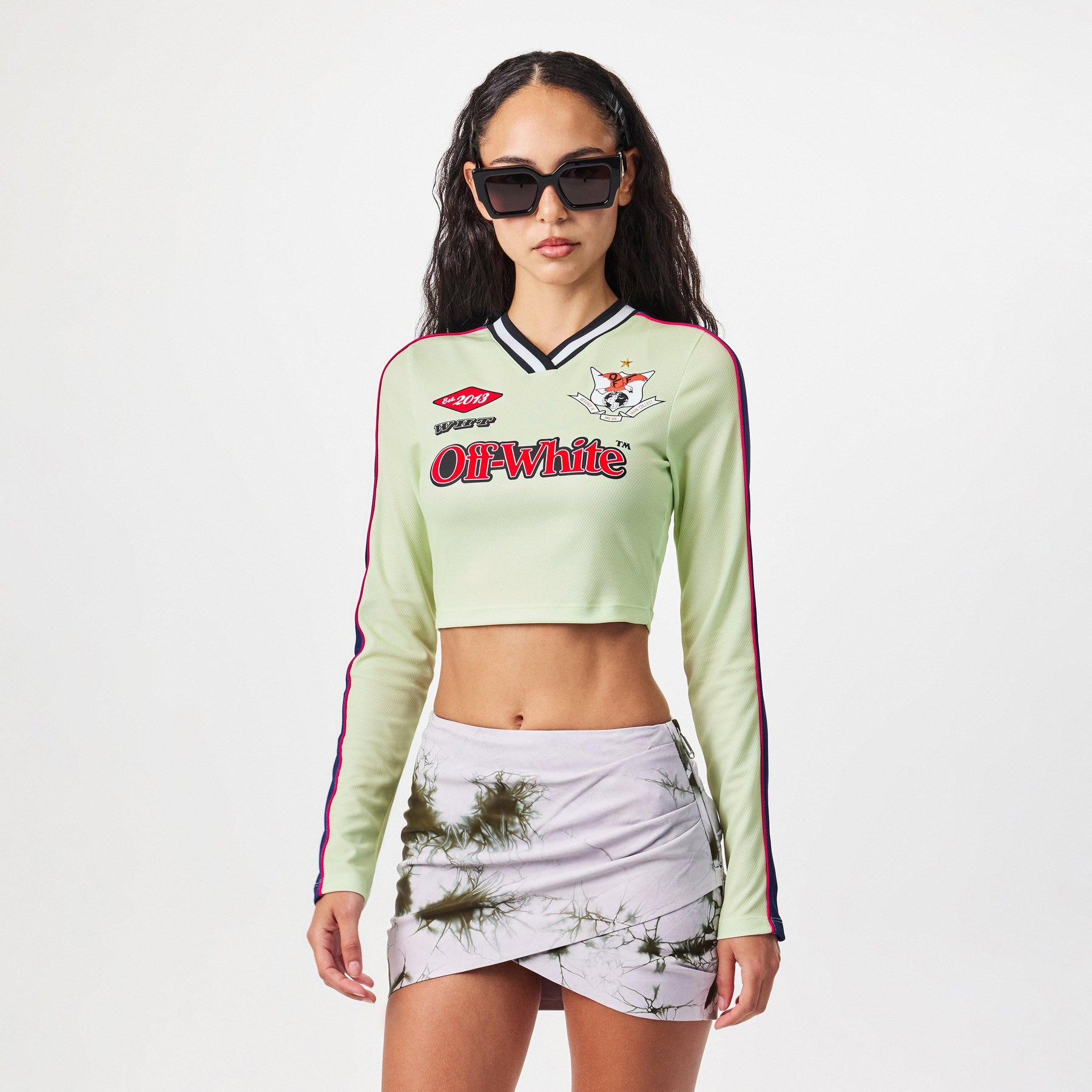 Off Bsktball LS Tee Ld51