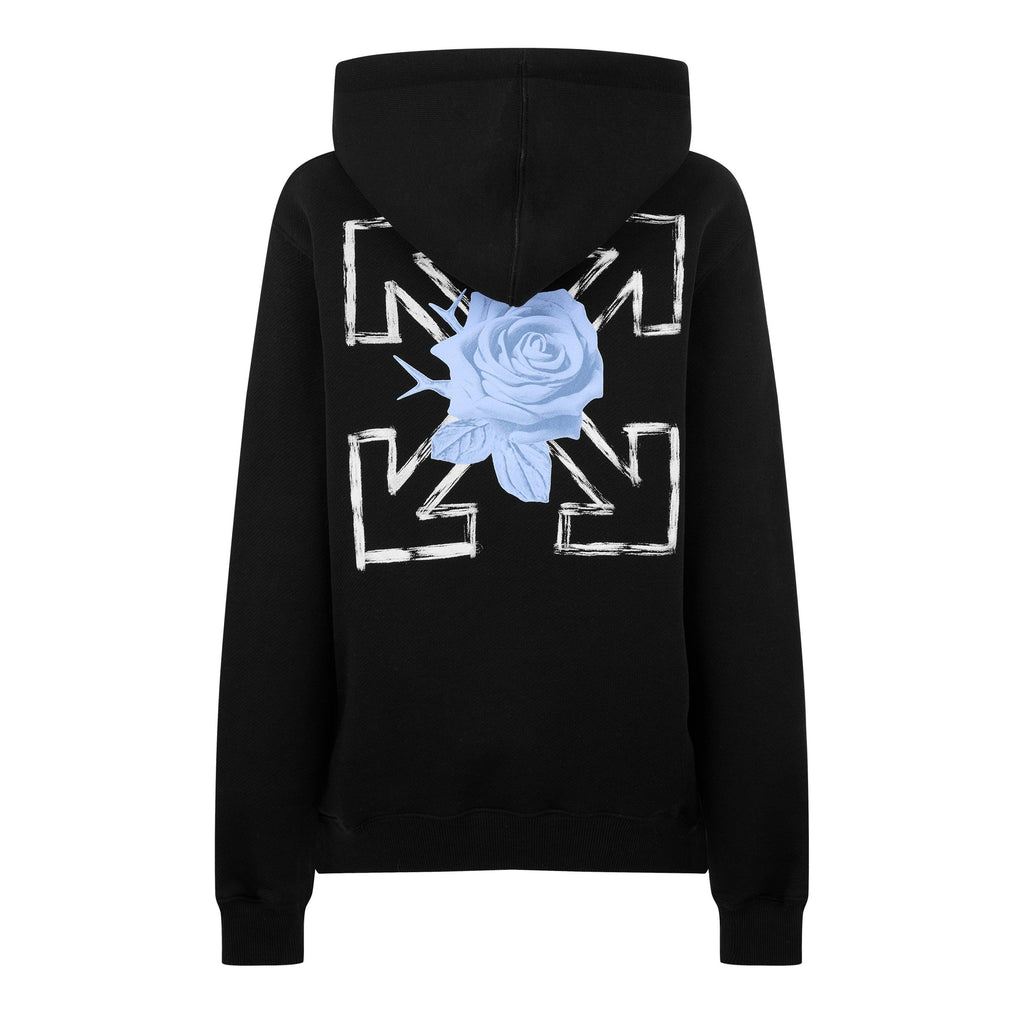 Women's Roses Arrow Hoodie, Bold Logo Design