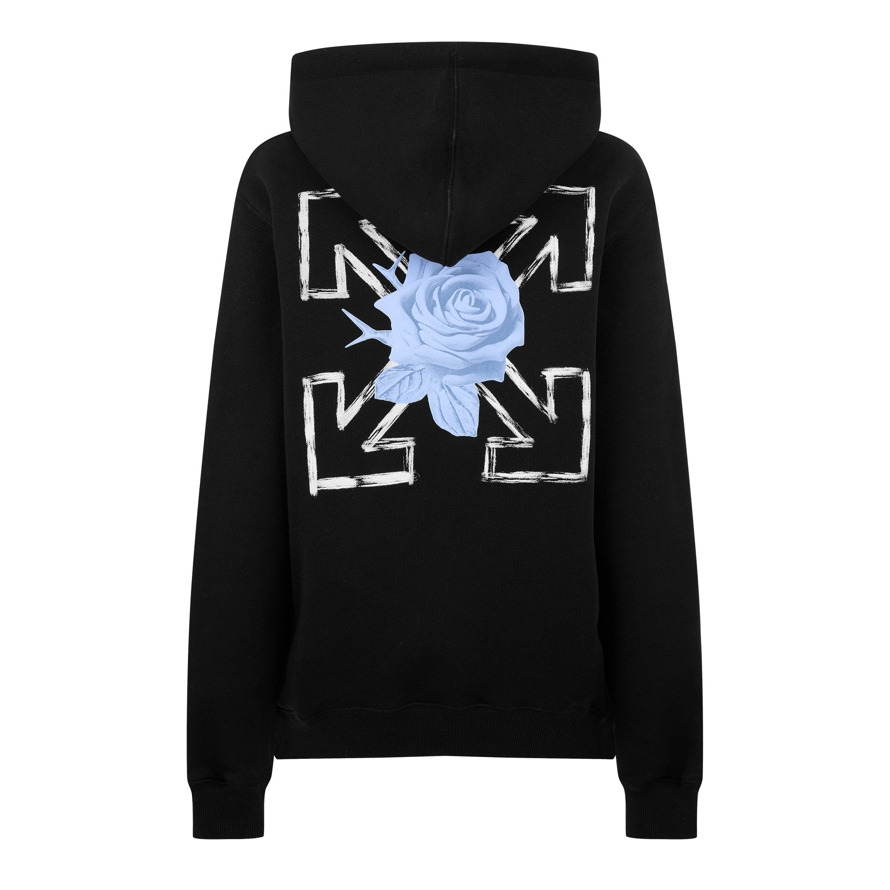 Women's Roses Arrow Hoodie, Bold Logo Design