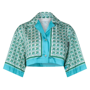 Diamond Cropped Shirt