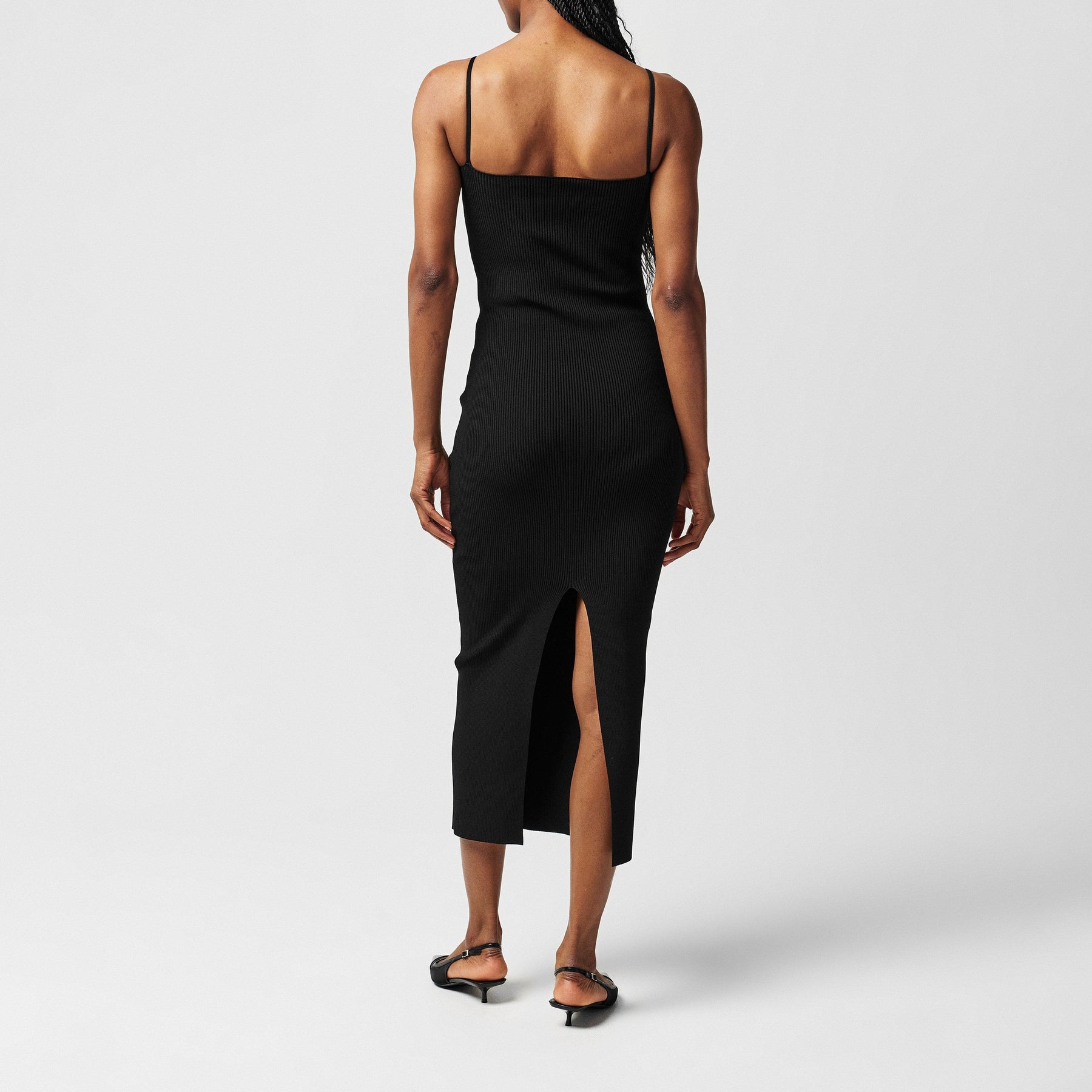 Embellished Stretch-Jersey Midi Dress