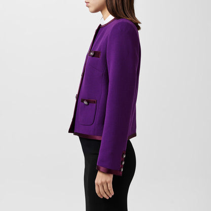 Wool Long Sleeve Overcoat