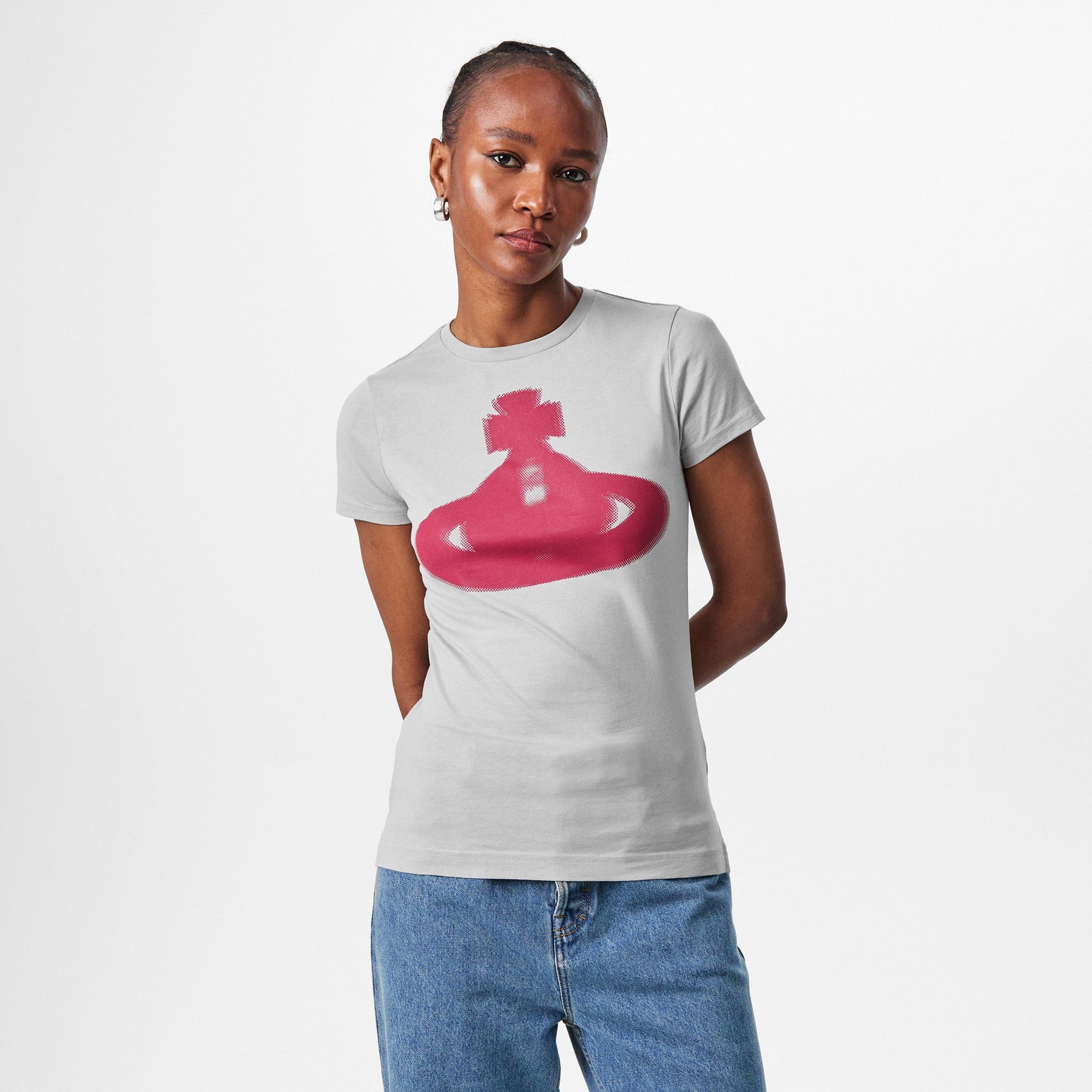 Halftone Saturn Orb T-Shirt