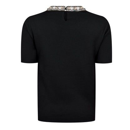 Embellished Knitted Top