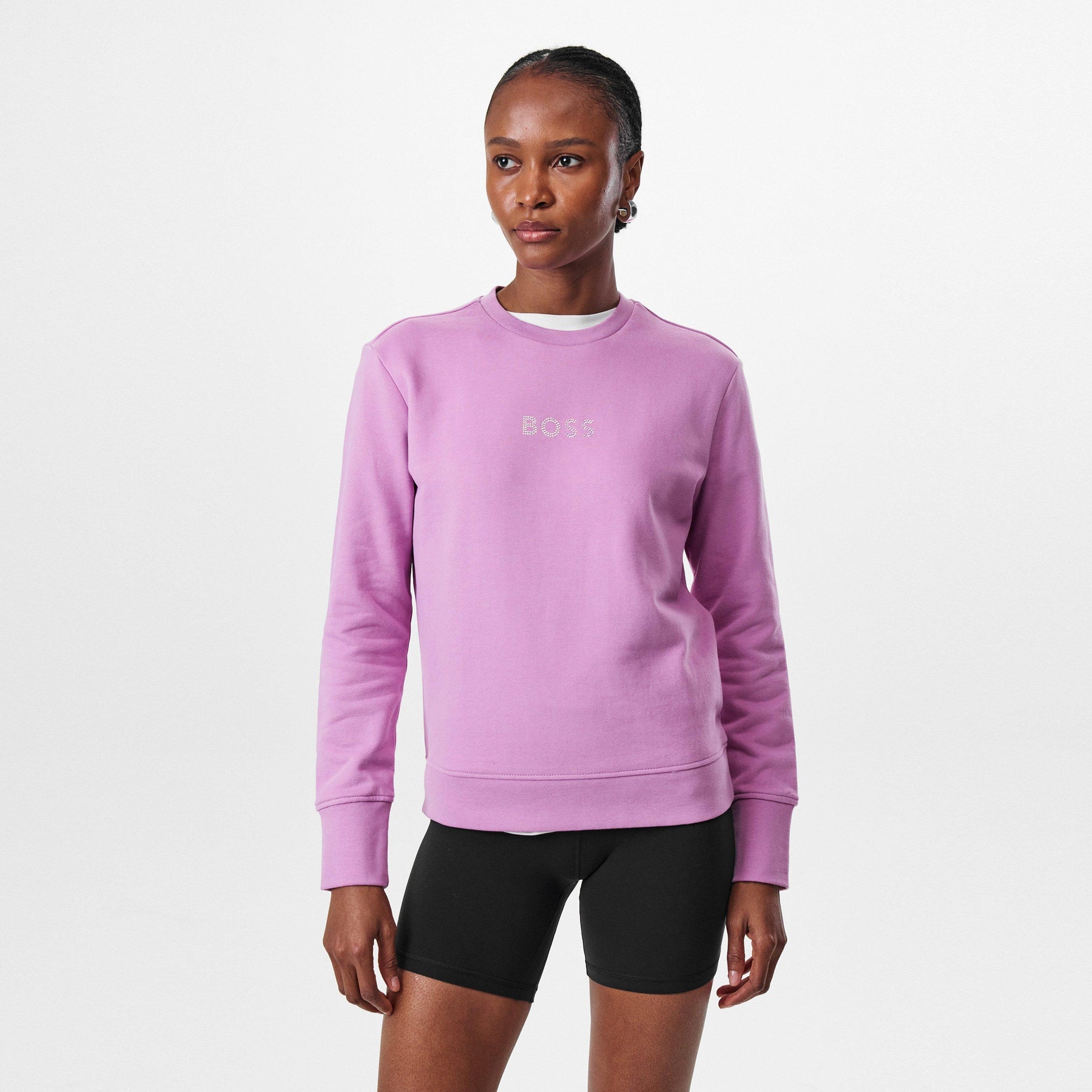 Women's Ela Shiny Crew Sweater