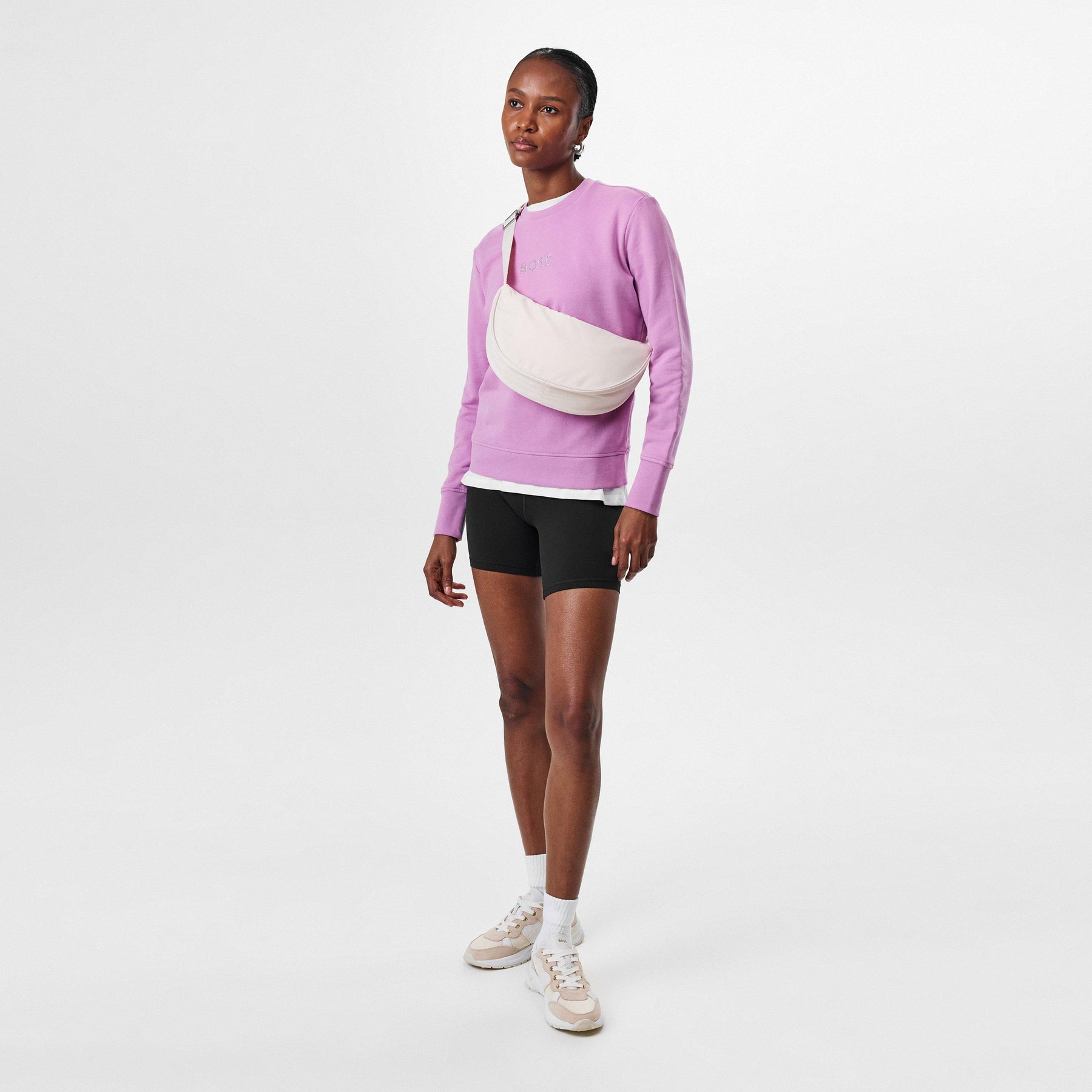 Women's Ela Shiny Crew Sweater