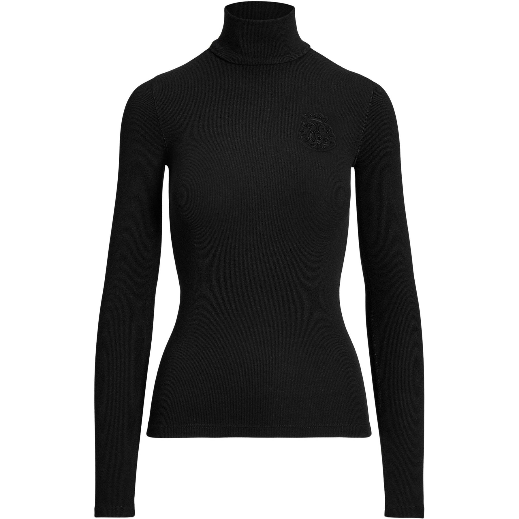 Polo Crest Roll Neck Top