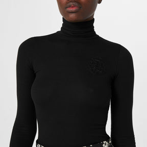 Polo Crest Roll Neck Top