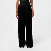 Crinkled Satin Pants