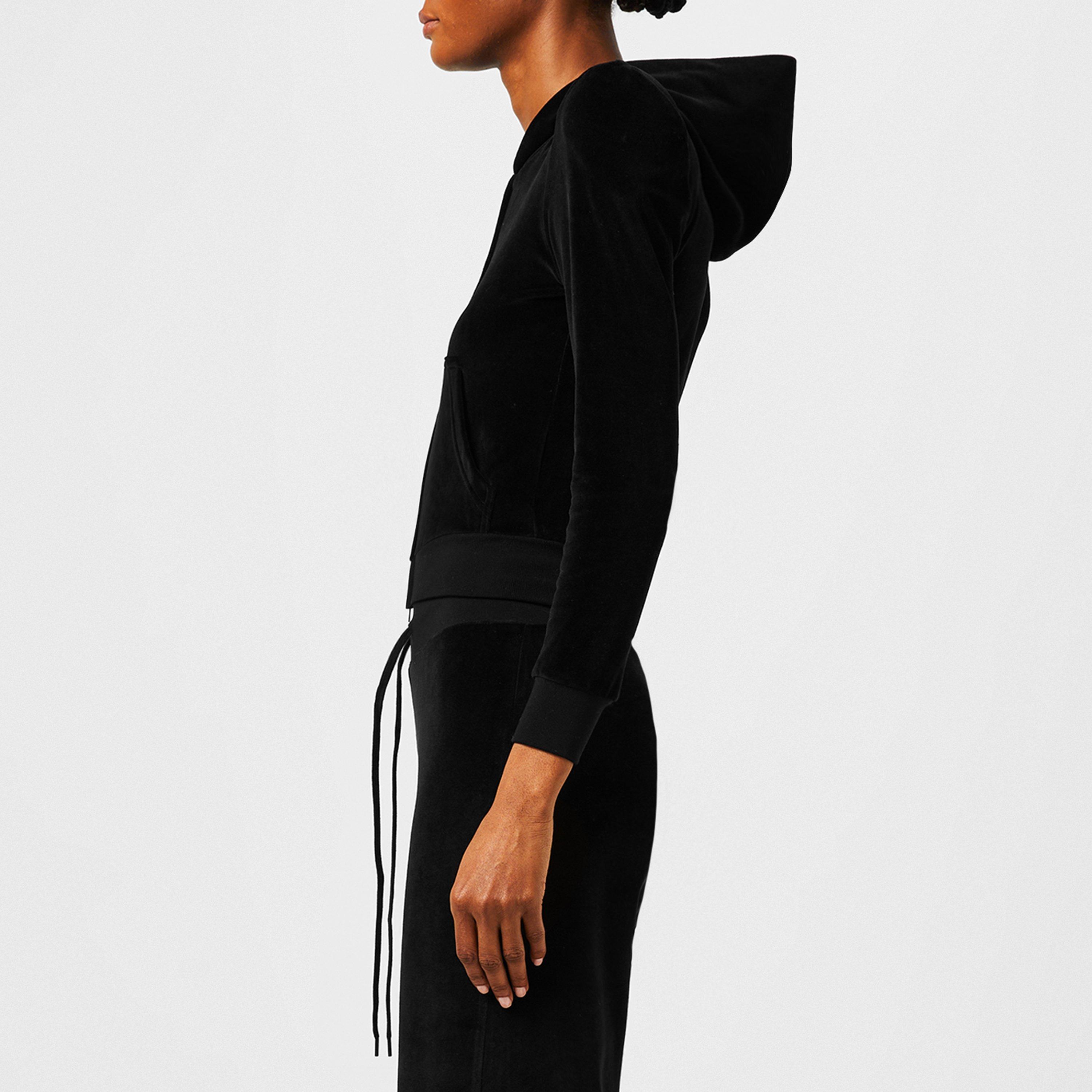 Round Shoulder Zip-Up Hoodie