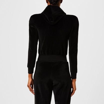 Round Shoulder Zip-Up Hoodie