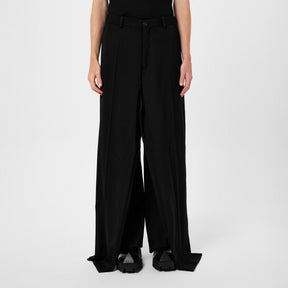 Deconstructed Double Front Trousers