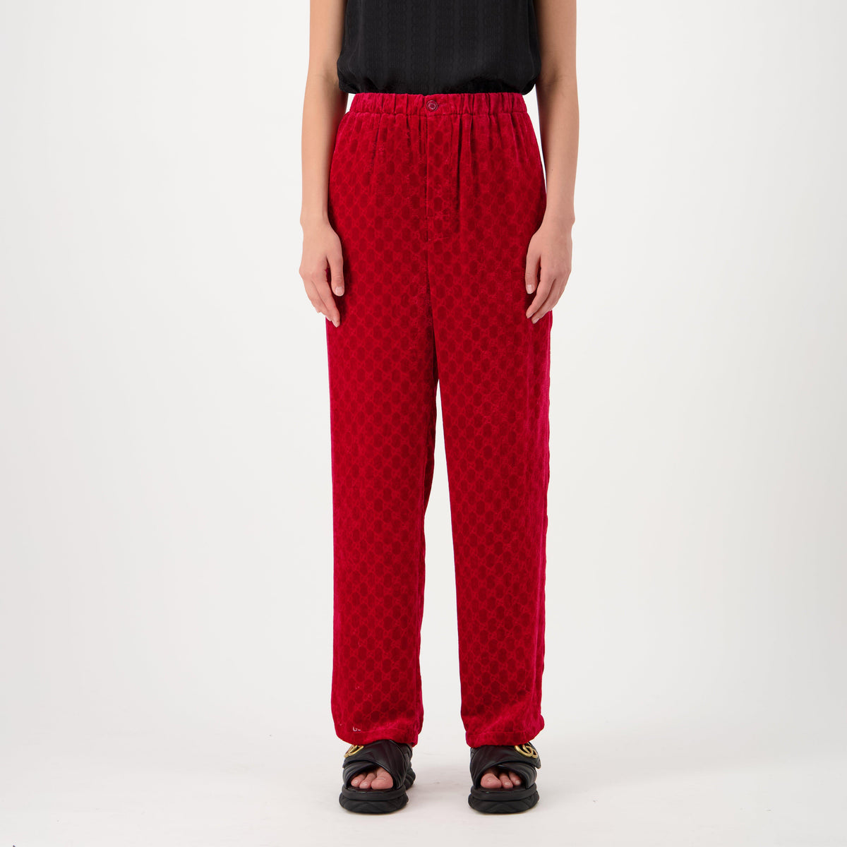 GG Devoré Velvet Trousers