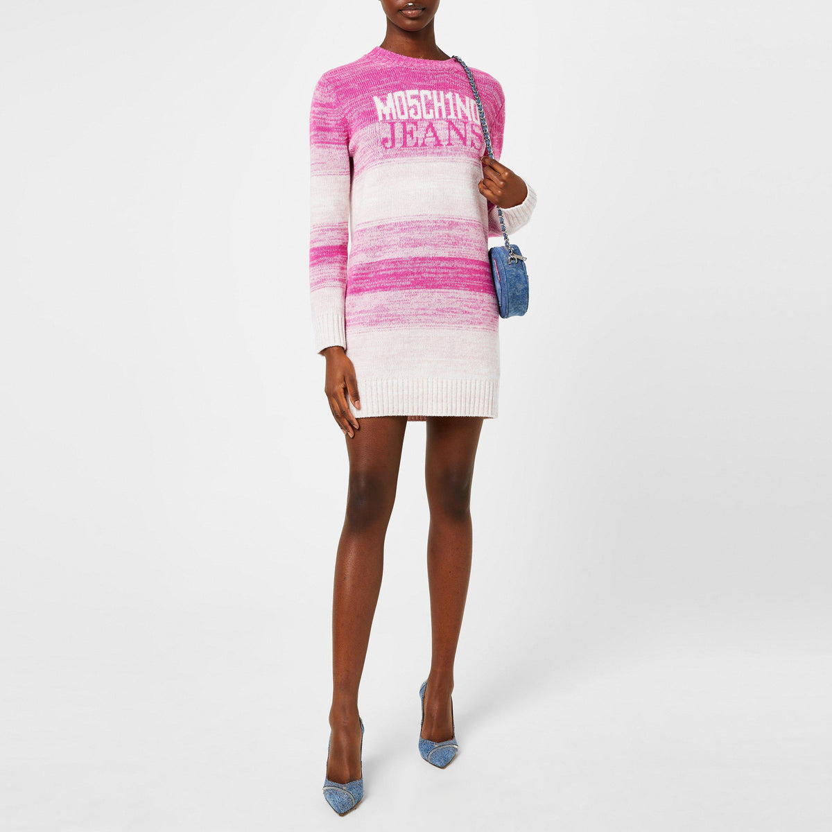 Intarsia Knit Logo Dress
