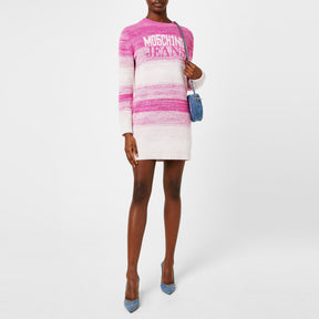 Intarsia Knit Logo Dress