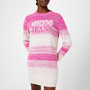 Intarsia Knit Logo Dress