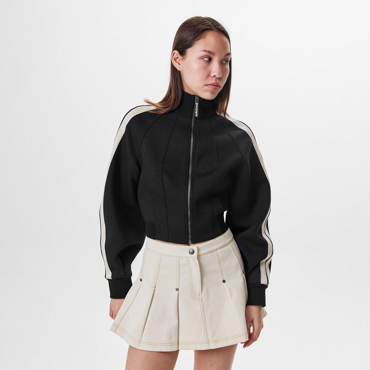 Cropped Tracksuit Top