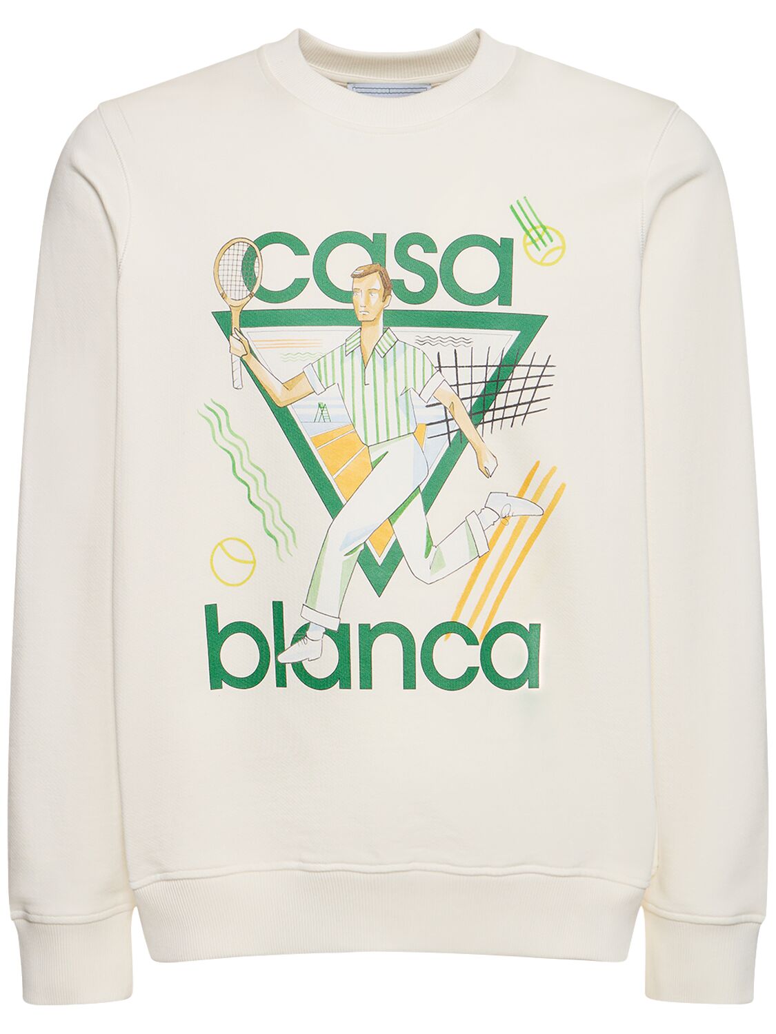 CASABLANCA Casablanca Printed logo jersey sweatshirt - Size: XS Sweatshirts | Shop From The Mirage