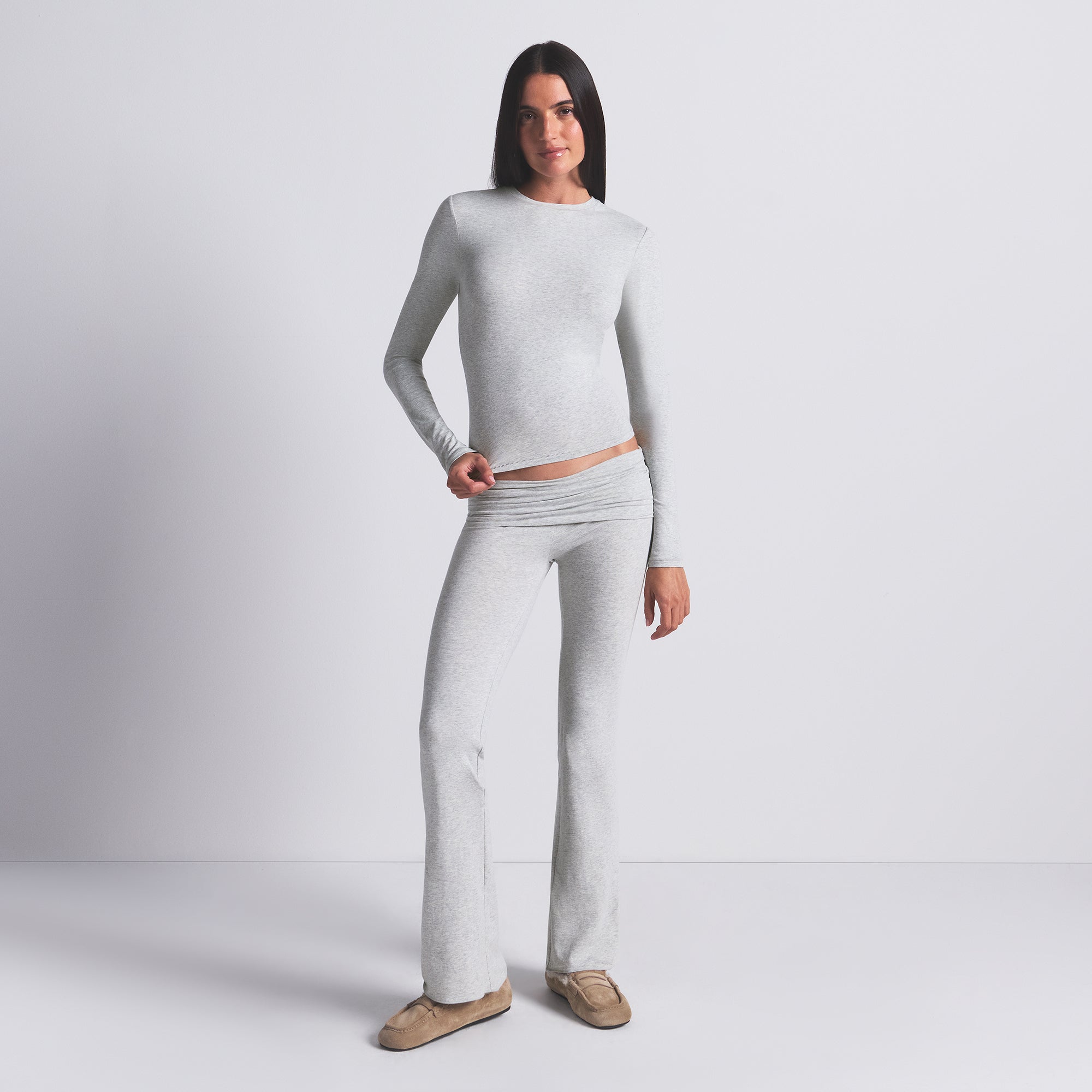 Cotton Jersey Long Sleeve T-shirt