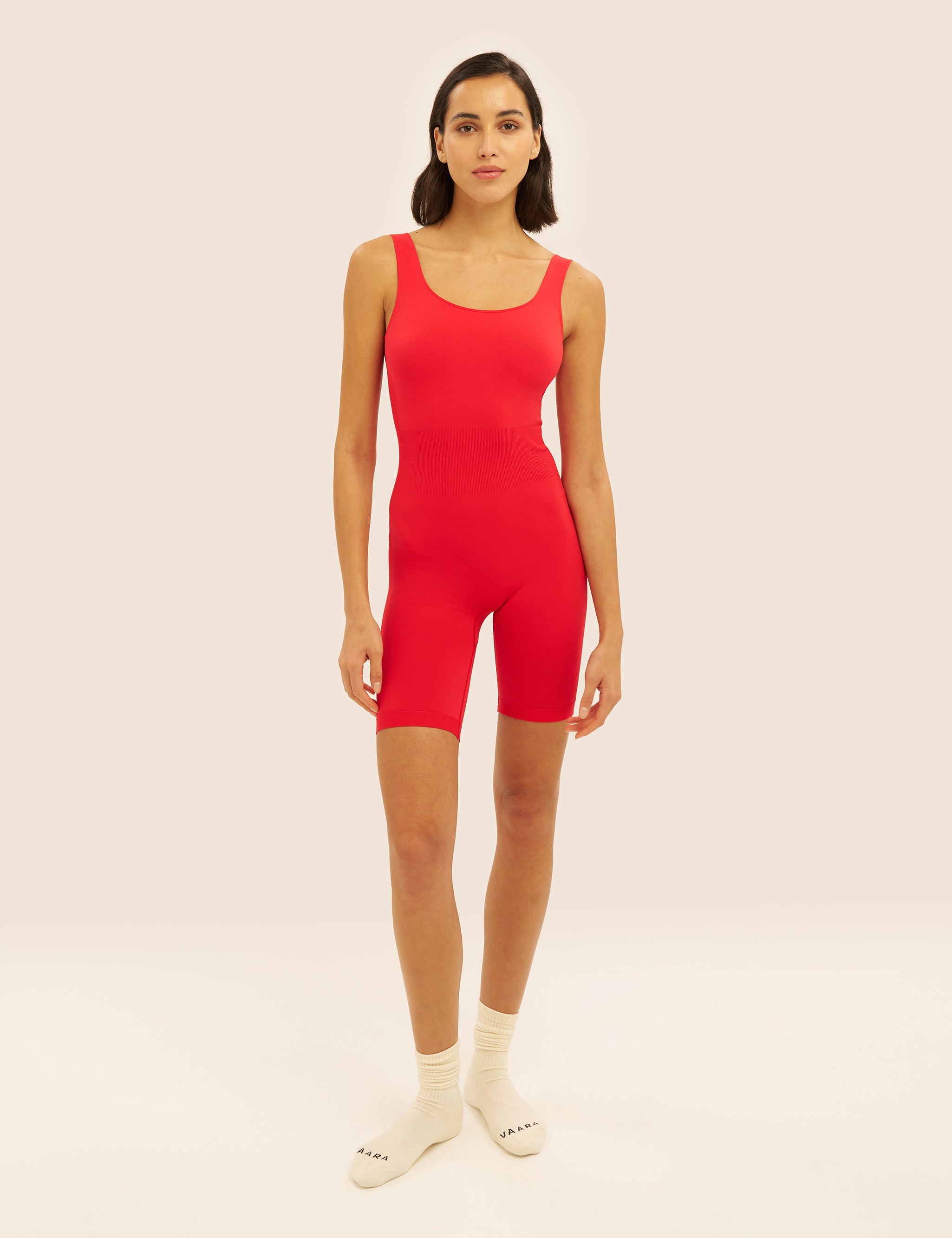 Seamless Knit Short Unitard
