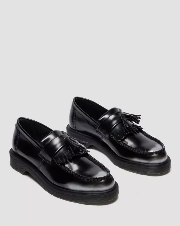 Adrian Tassel Arcadia Rub Off Leather Loafers