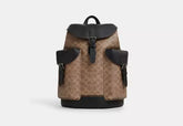 Coach Warner Backpack In Signature Canvas - Backpacks | Shop From The Mirage