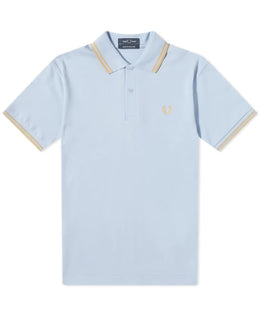 Fred Perry Classic Twin Tipped Polo - Lido Blue