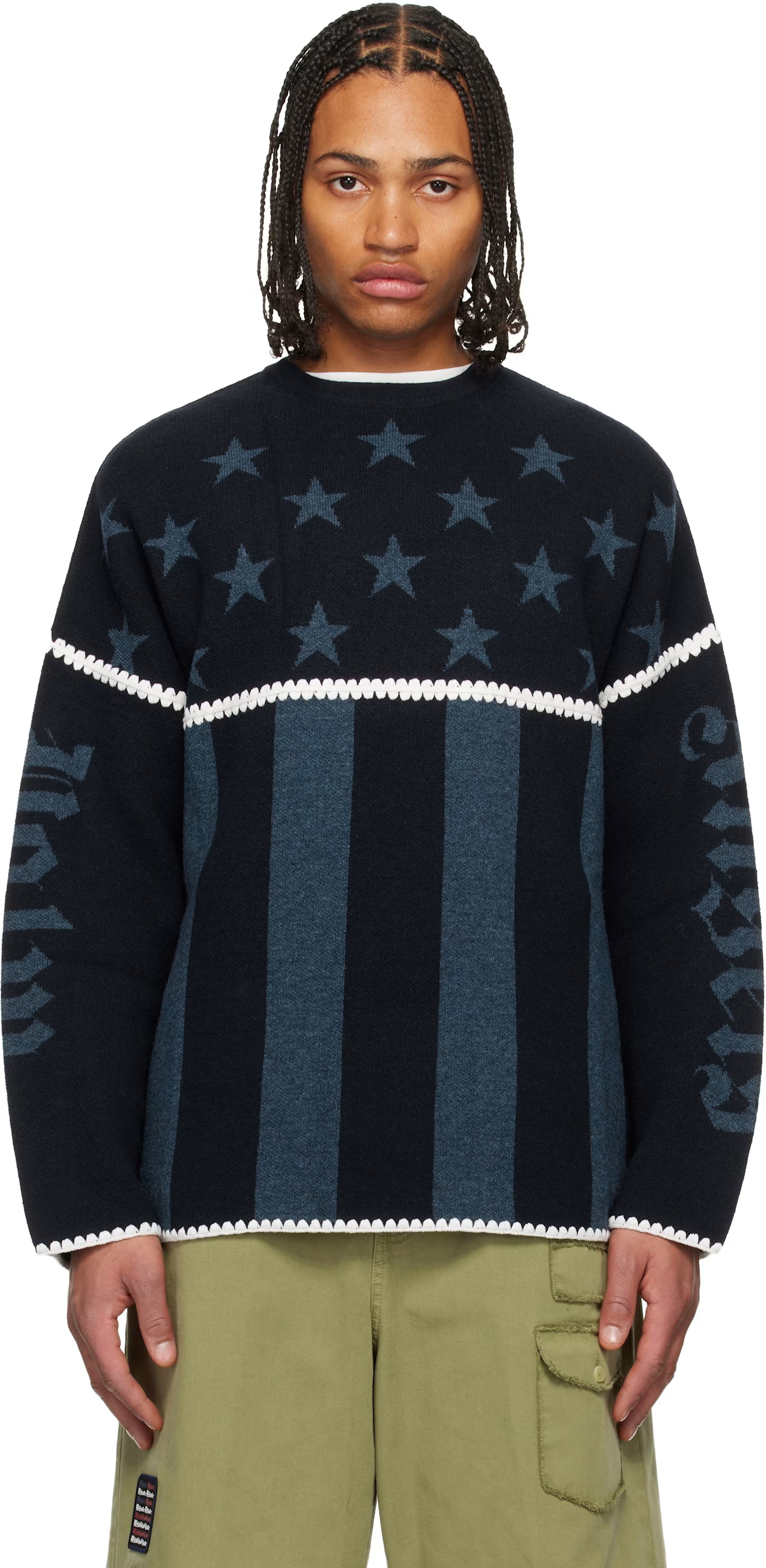 Navy Stars & Stripes Sweater