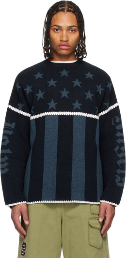 Navy Stars & Stripes Sweater