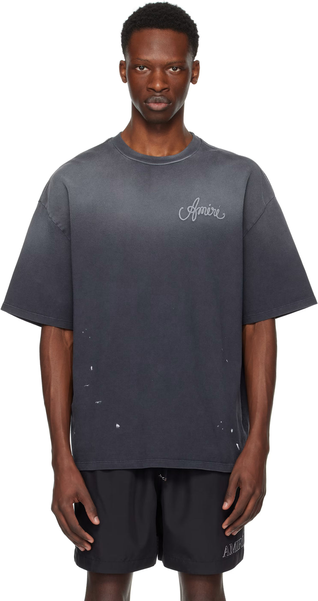 Gray 'AMIRI Design Studio' T-shirt
